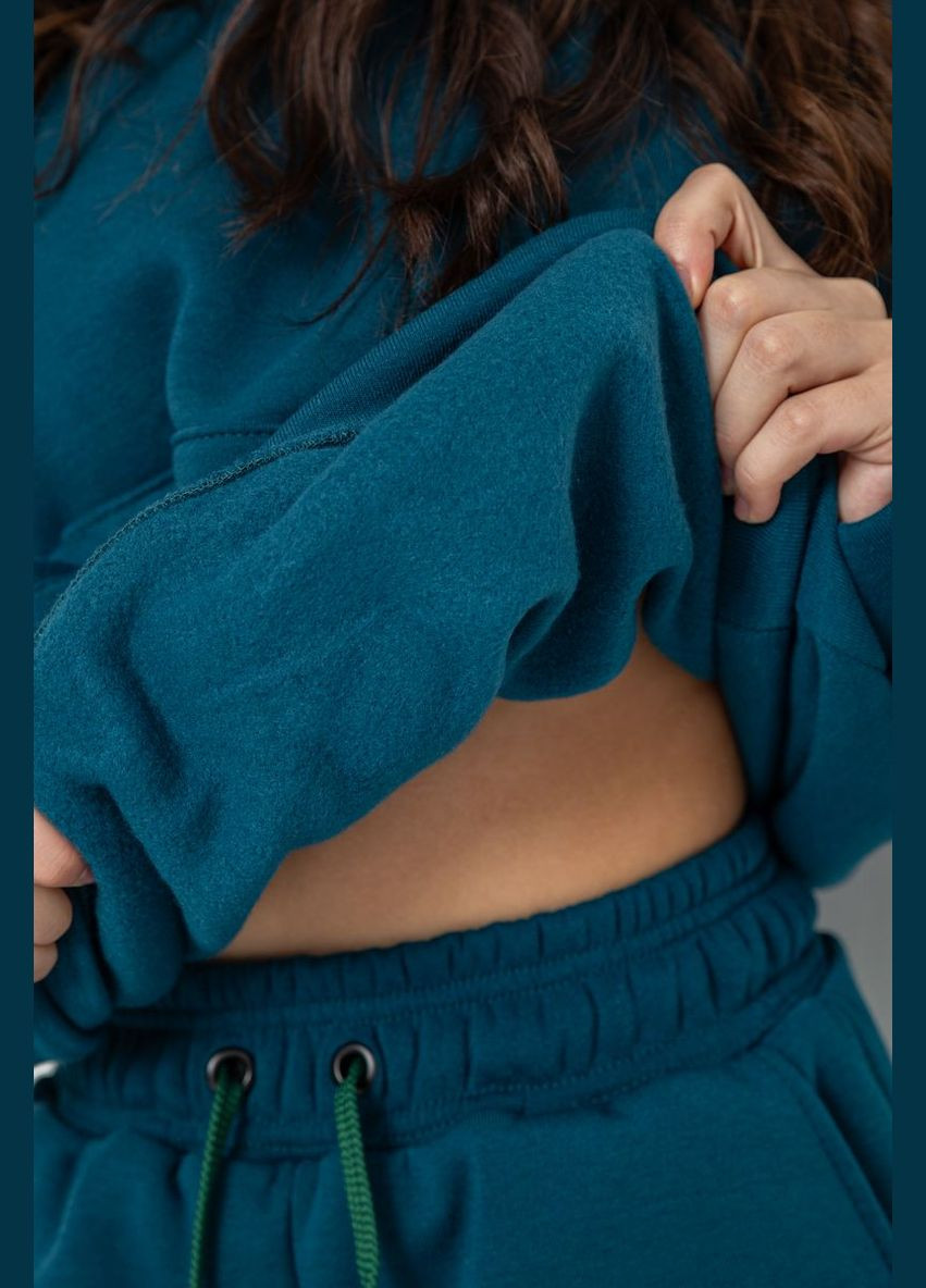 Спортивний костюм жіночий на флісі чорний розмір M (sku_241R2001-2) Ager (316319393)