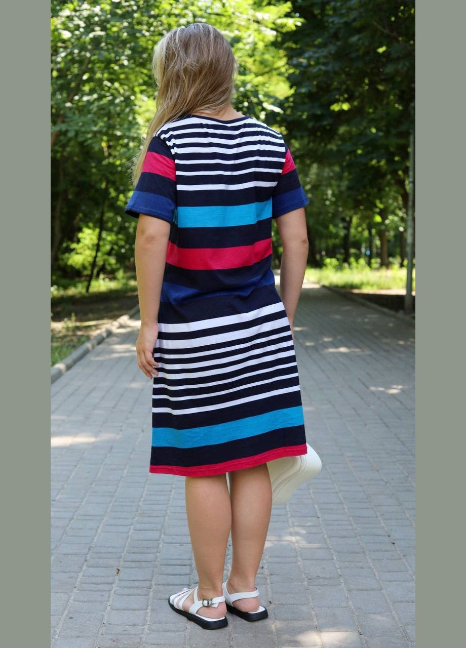 Синя сукня з трикотажу Anastasimo