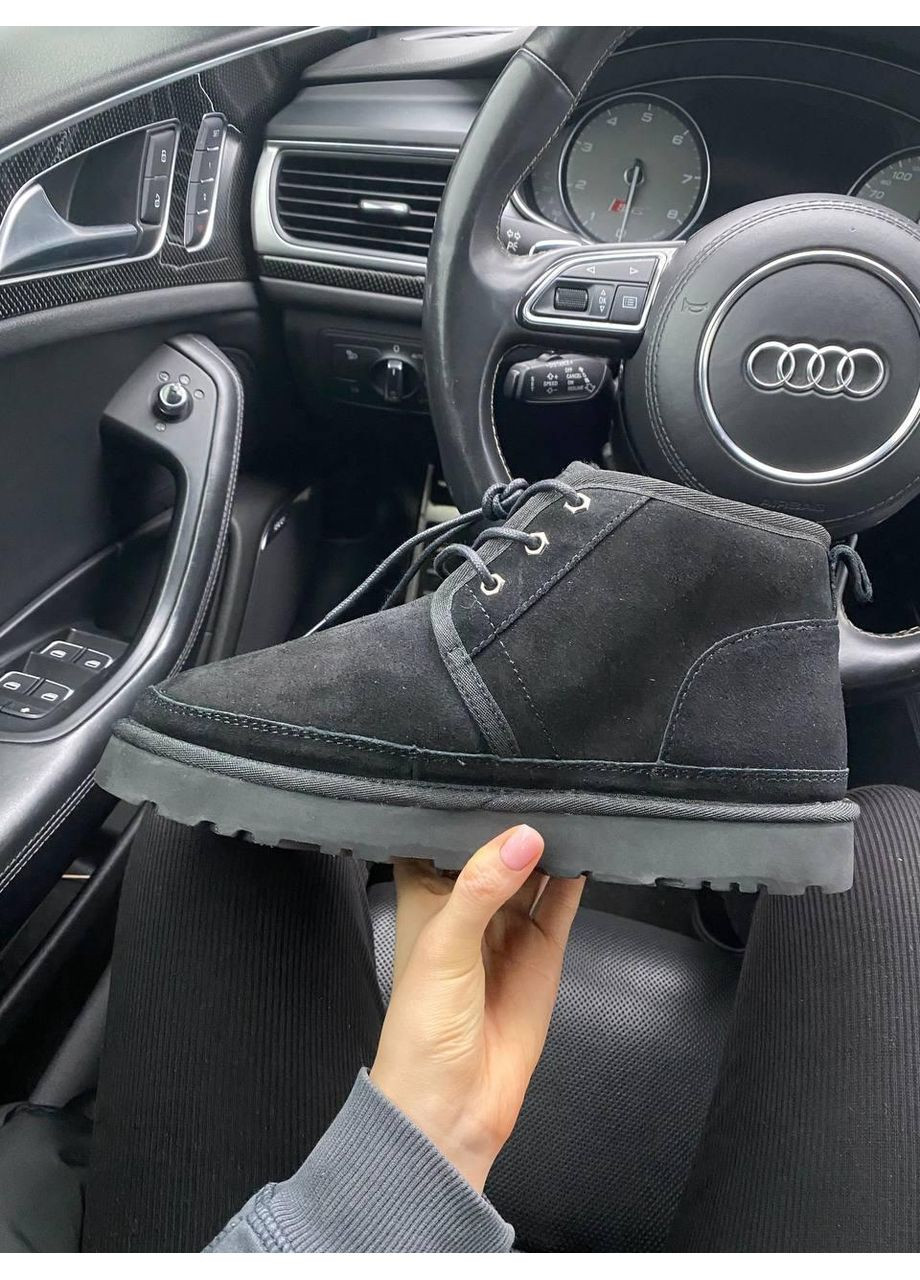 Угі Жіночі UGG Neumel Black (Замша) (366196706)