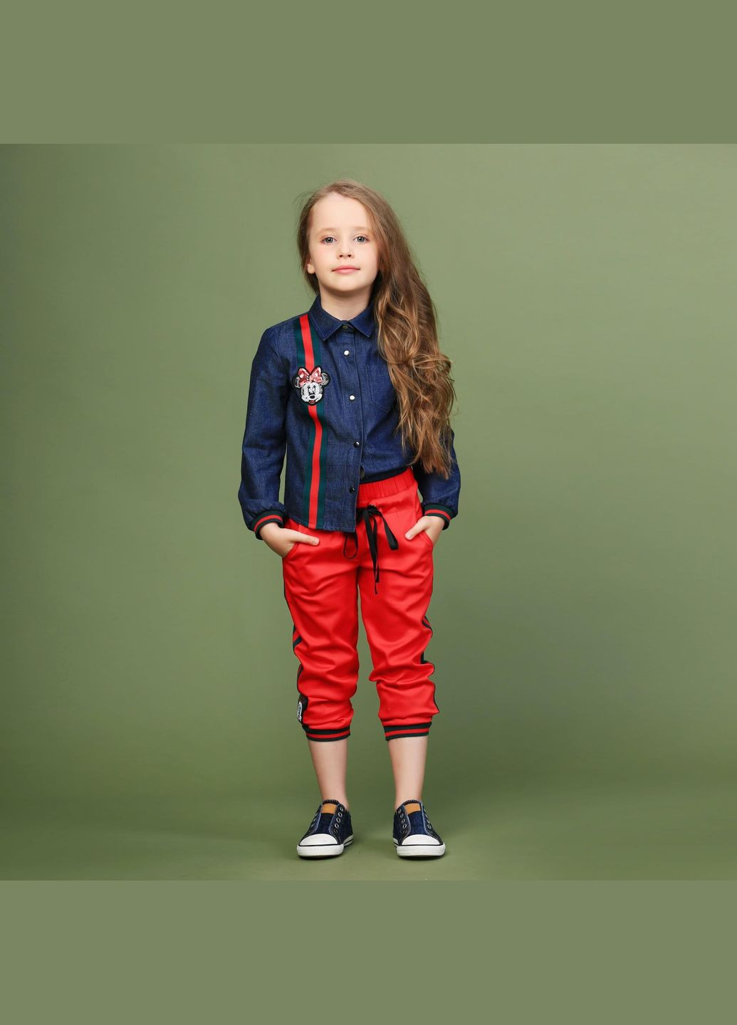 Сорочка джинсова для дівчинки Mone (305411258)