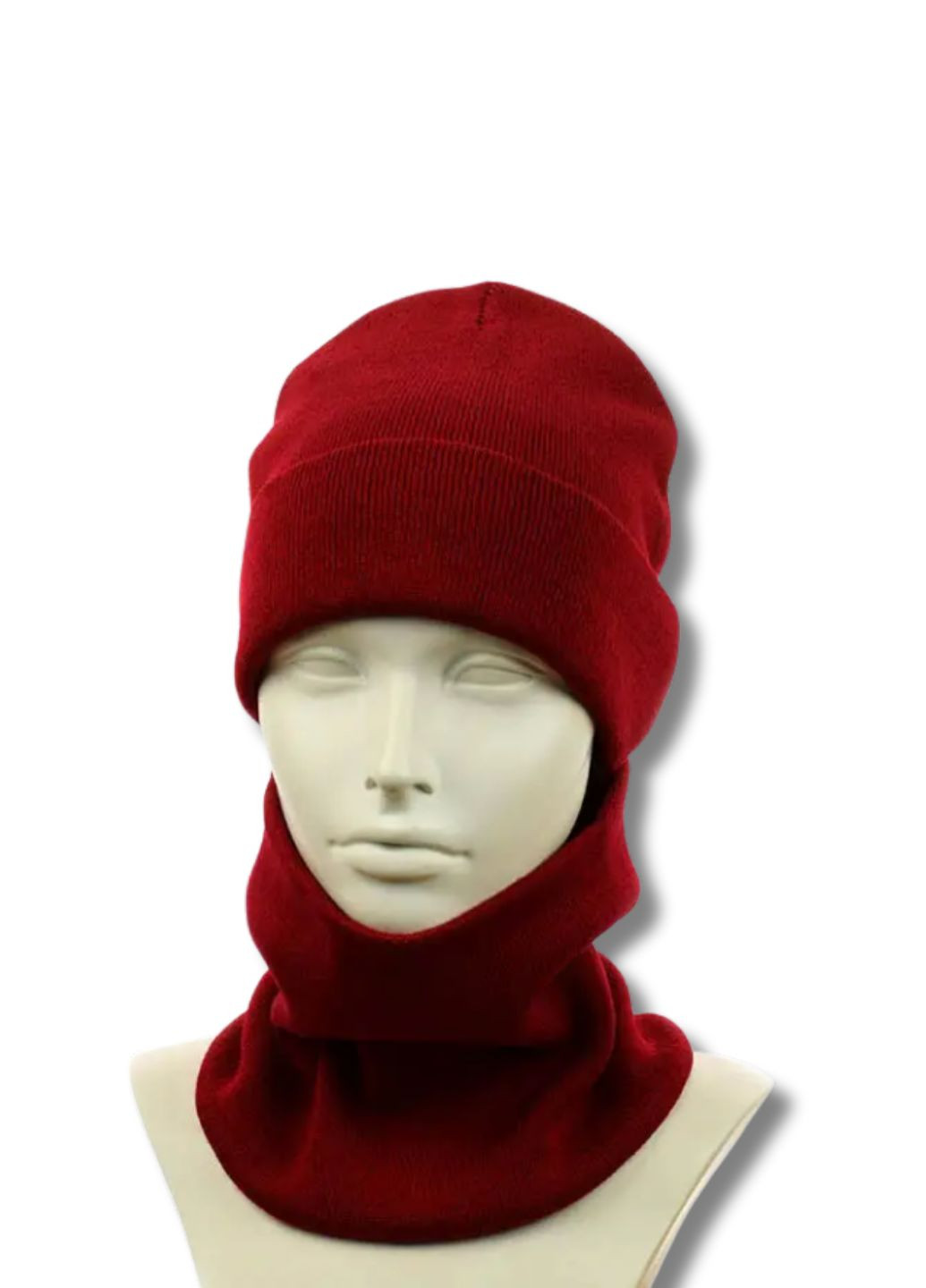 Демисезонный комплект шапка + бафф New No Brand Унісекс комплект (353685423)