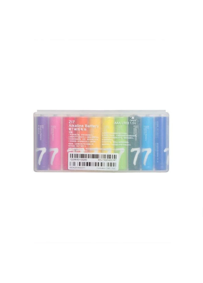 Батарейки Xi Rainbow Zi7 (AAA) Alkaline 1.5V-S2 / LR03 (10 шт.) AAA No Brand (391187355)