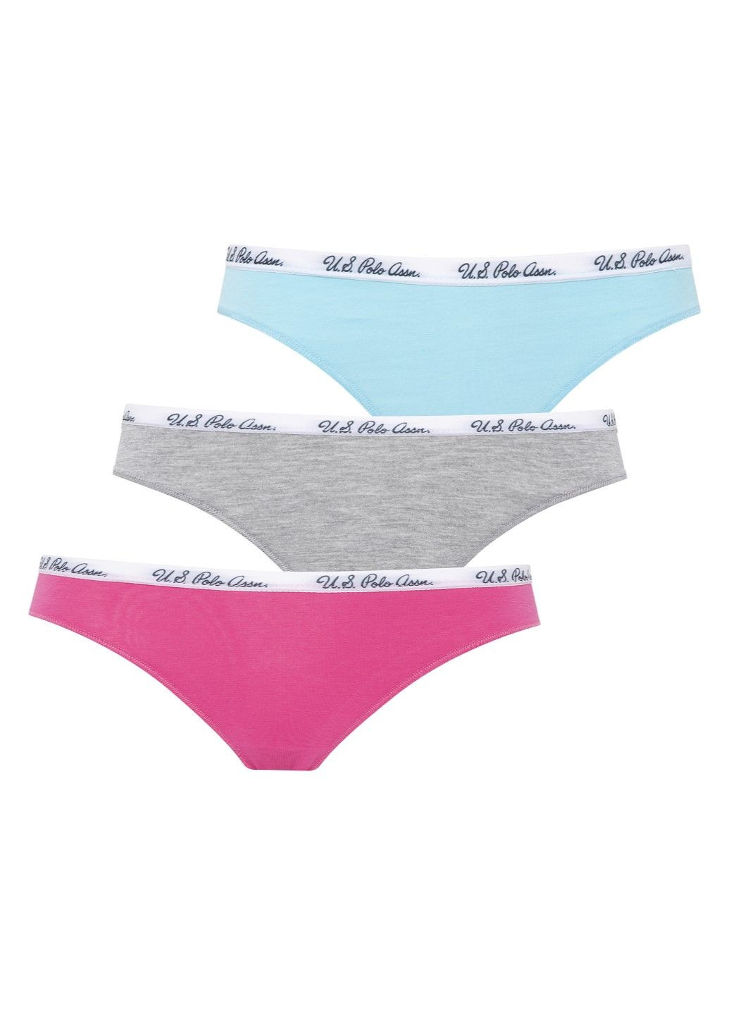 Трусы-бразилиана женские (3 шт) U.S. Polo Assn. 66275_2 (295547698)