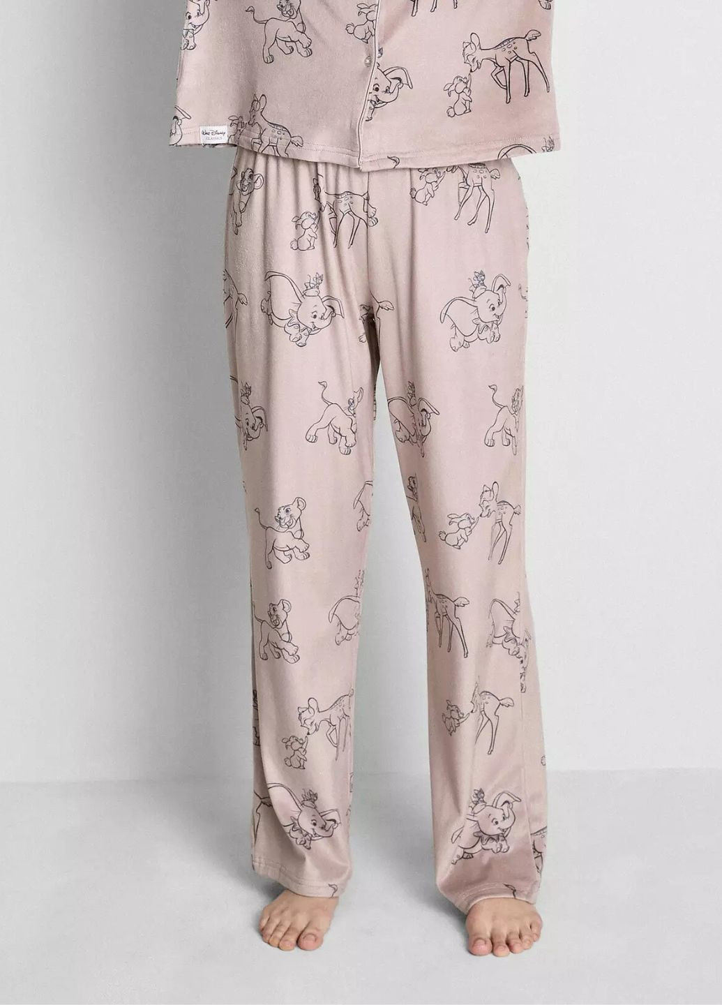 Кавова зимня м'які плюшеві піжамні штани (8597) Primark