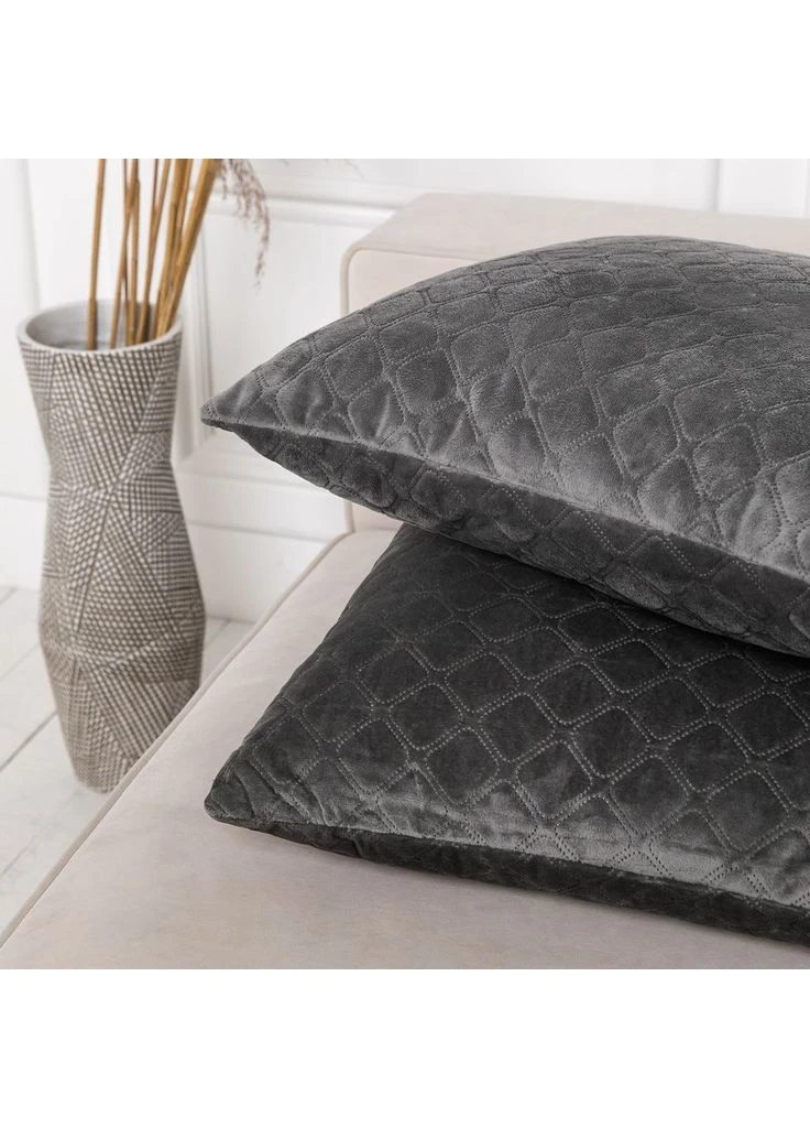 Подушка декоративна "VELURE" 40*40 см (350г) (272 сірий) ТЕП (362695902)