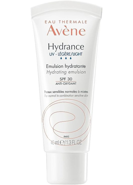 Зволожувальна емульсія для обличчя Eau Thermale Hydrance Light Hydrating Emulsion SPF 30 40ml (731885-41523) Avene (368663108)