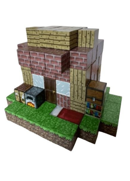 Магнитный конструктор Magnetic Cube Хижина из кирпича 122шт (2104618676) No Brand (357209793)