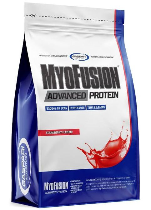 MyoFusion Advanced 500 g /14 servings/ Strawberry Gaspari Nutrition (280916717)