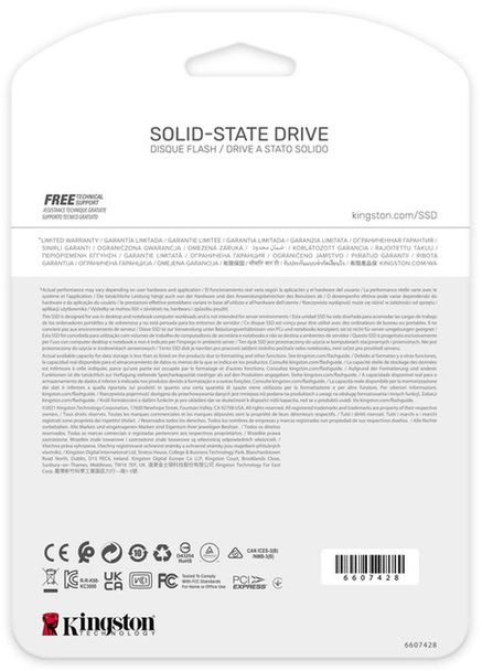 Накопичувач SSD 1TB KC3000 M.2 2280 PCIe 4.0 x4 NVMe 3D TLC (SKC3000S/1024G) Kingston (336958376)