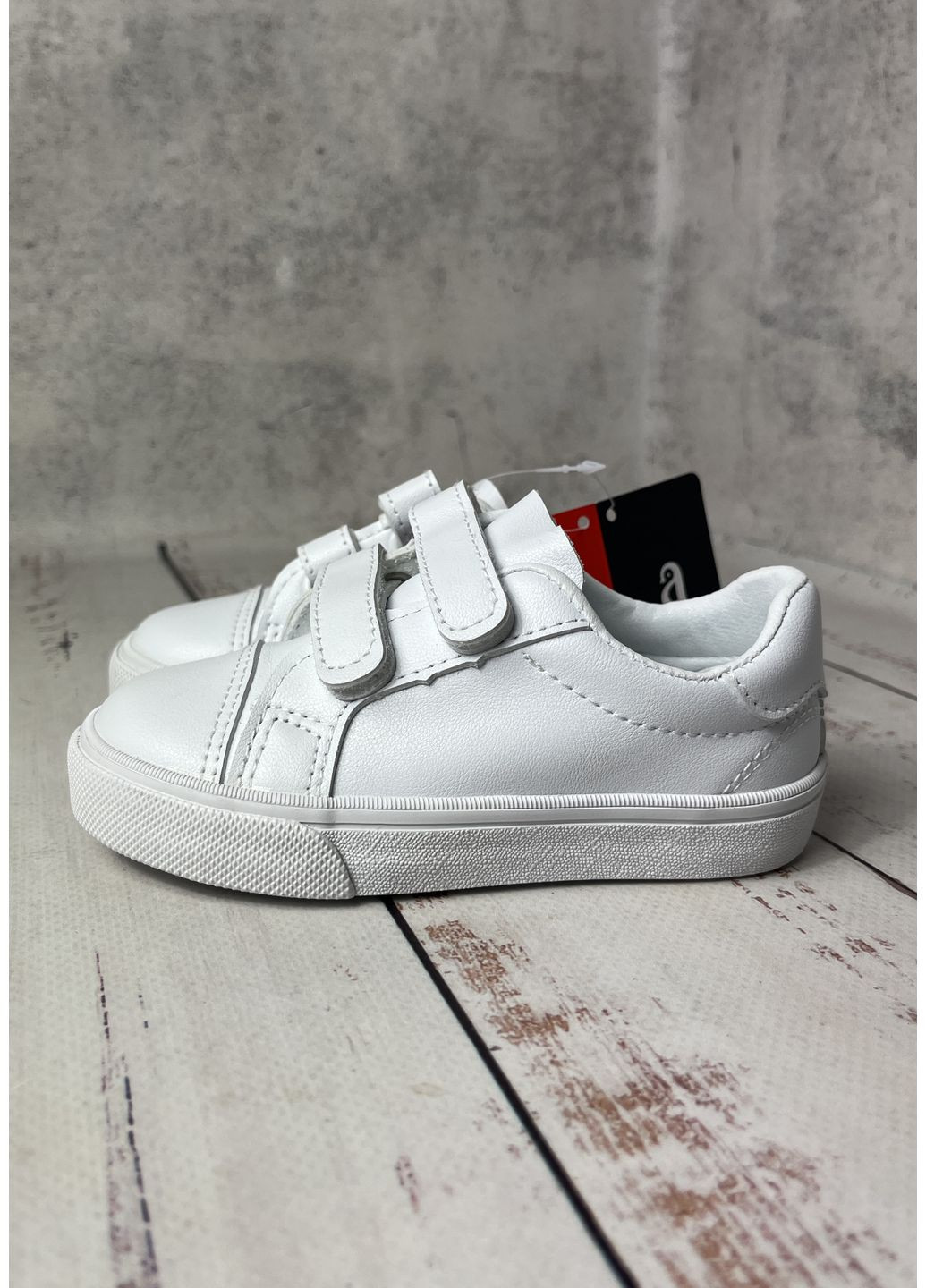 Білі всесезонні кросівки кеди дитячі білий (158) Apawwa