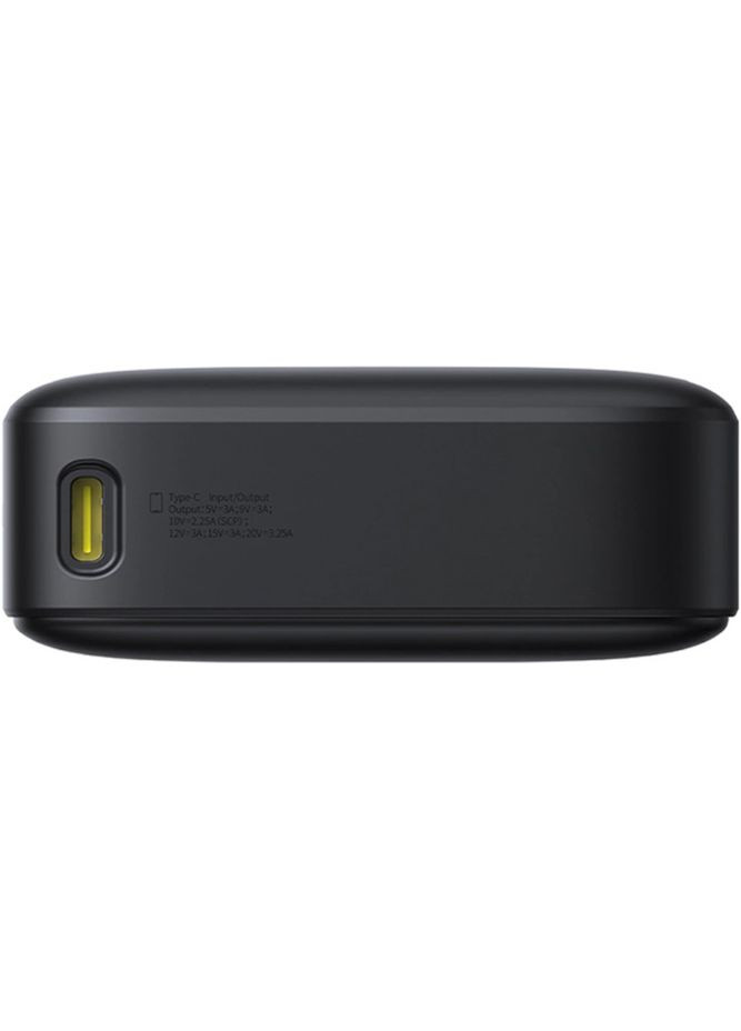 УМБ Free2Pull 20000mAh 65W PD, USB-C In/Out, built-in USB-C cable Black Baseus (371633205)