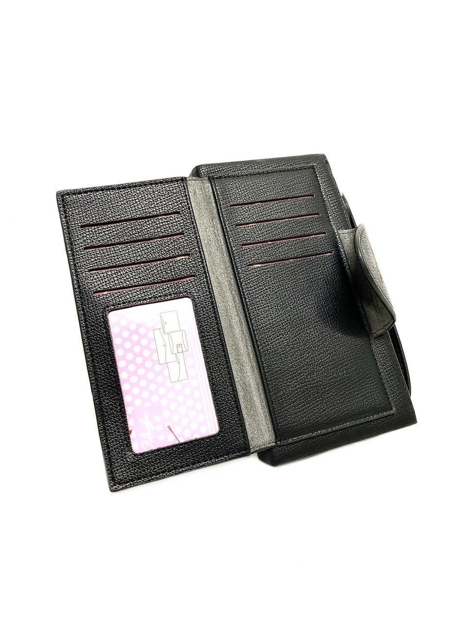 Жіночий гаманець з еко-шкіри Pidengbao P136-3 чорний 18,5 x 9,5 x 3 Balisa (367263999)