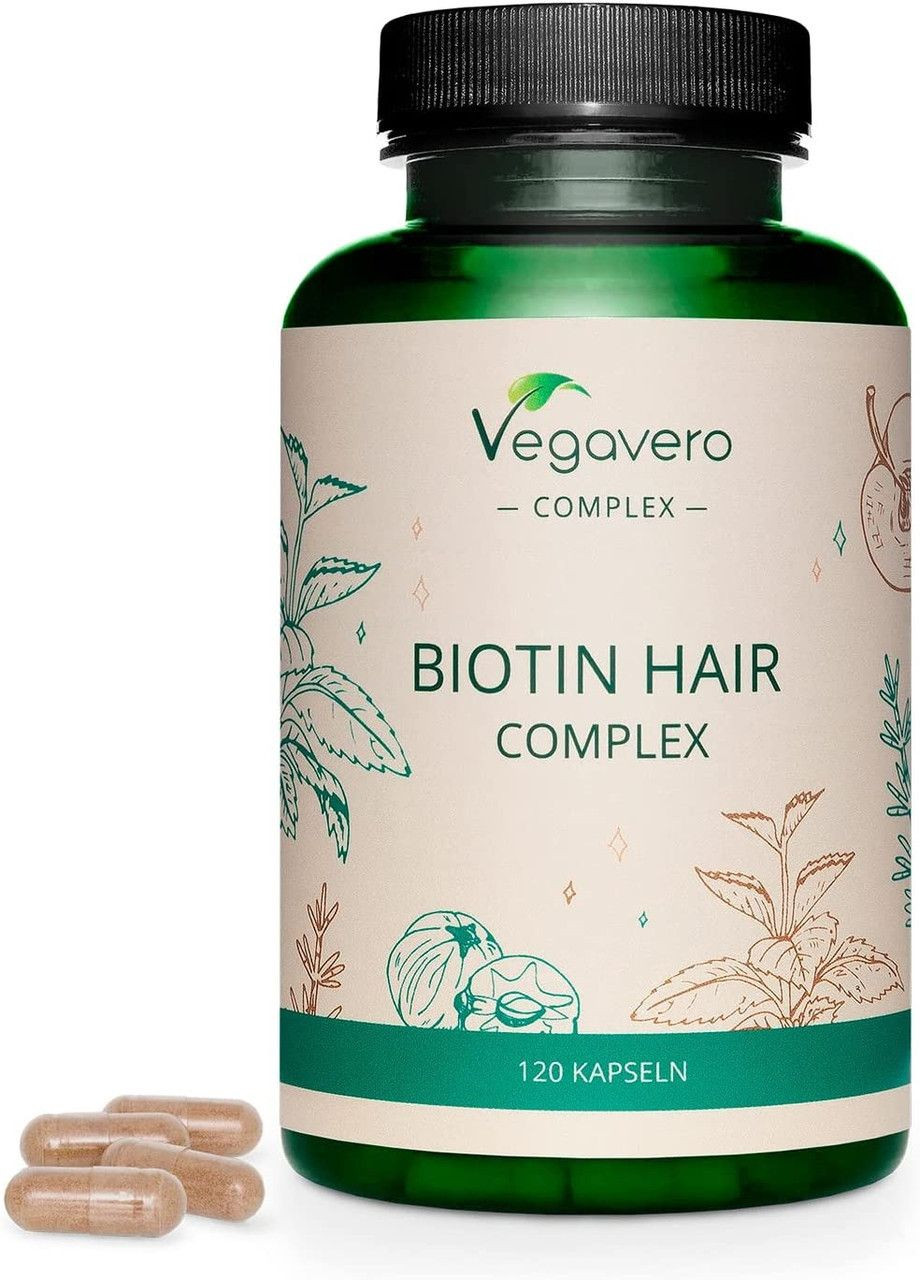 Биотиновый комплекс 450 мкг с цинком и селеном 120 капсул Vegavero (299717785)