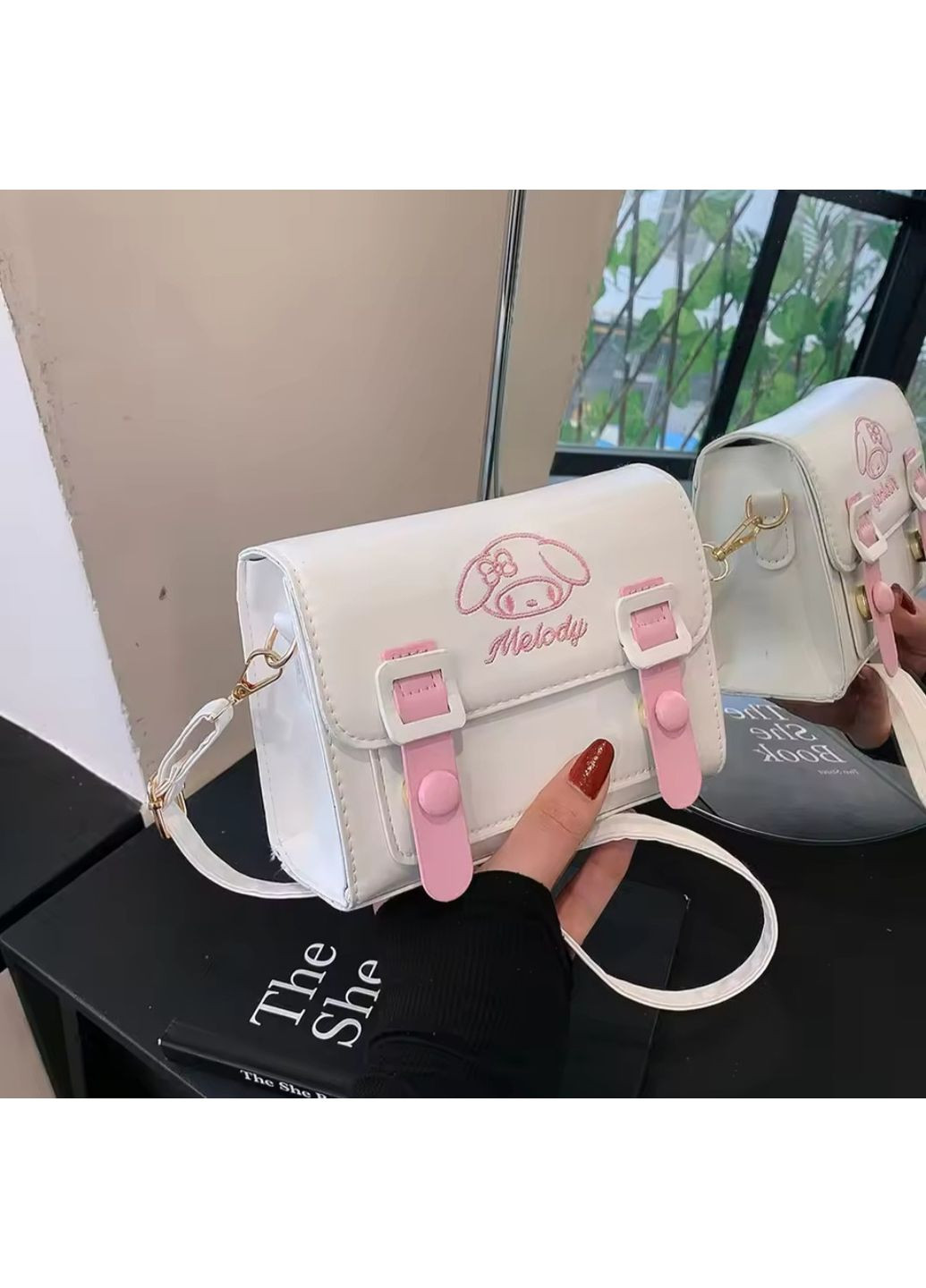 Дитяча сумка месенджер через плече для дівчаток, Melody,Hello Kitty,Kuromi OGSO (370639419)