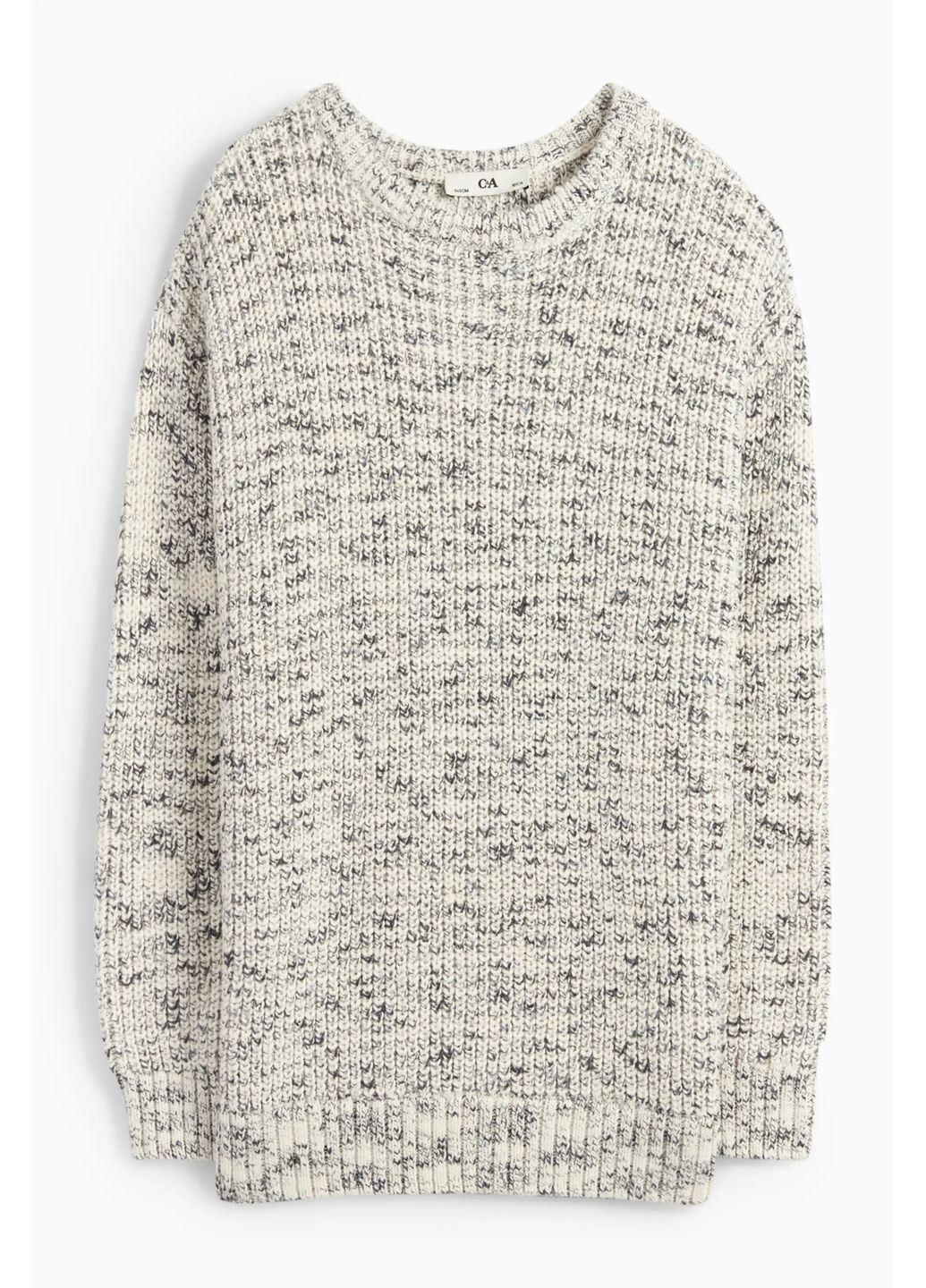 Комбинированный демисезонный вязаный свитер C&A