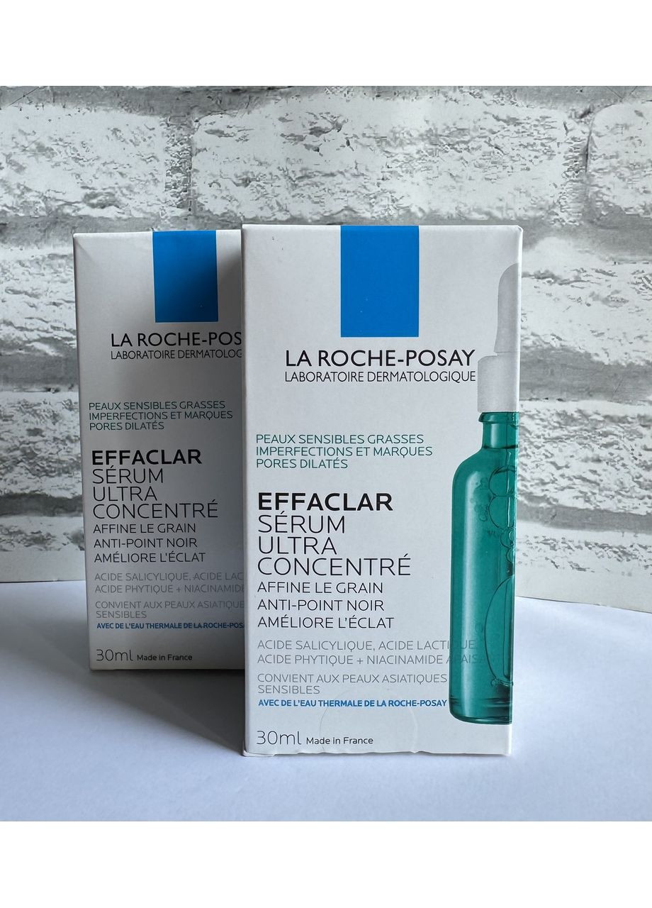 Ультраконцентрированная сыворотка для лица Effaclar Serum с эффектом пилинга, 30 мл La Roche-Posay (369569461)