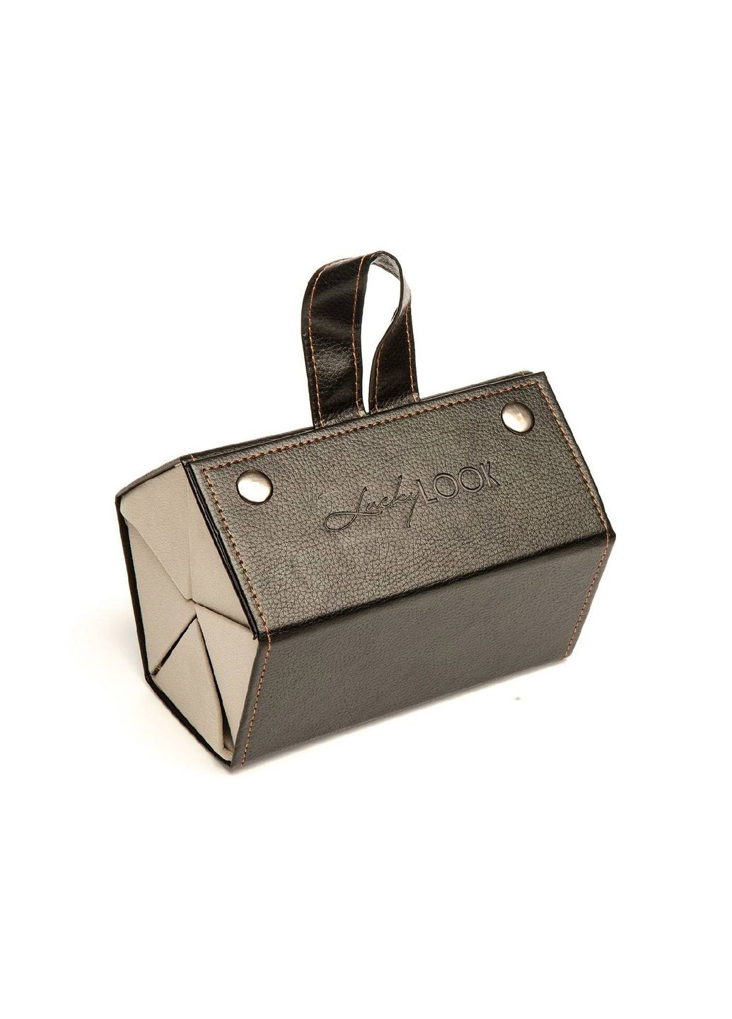 Сумка-чехол для 5 пар очков экокожа черная LuckyLOOK 074-064 (322793002)