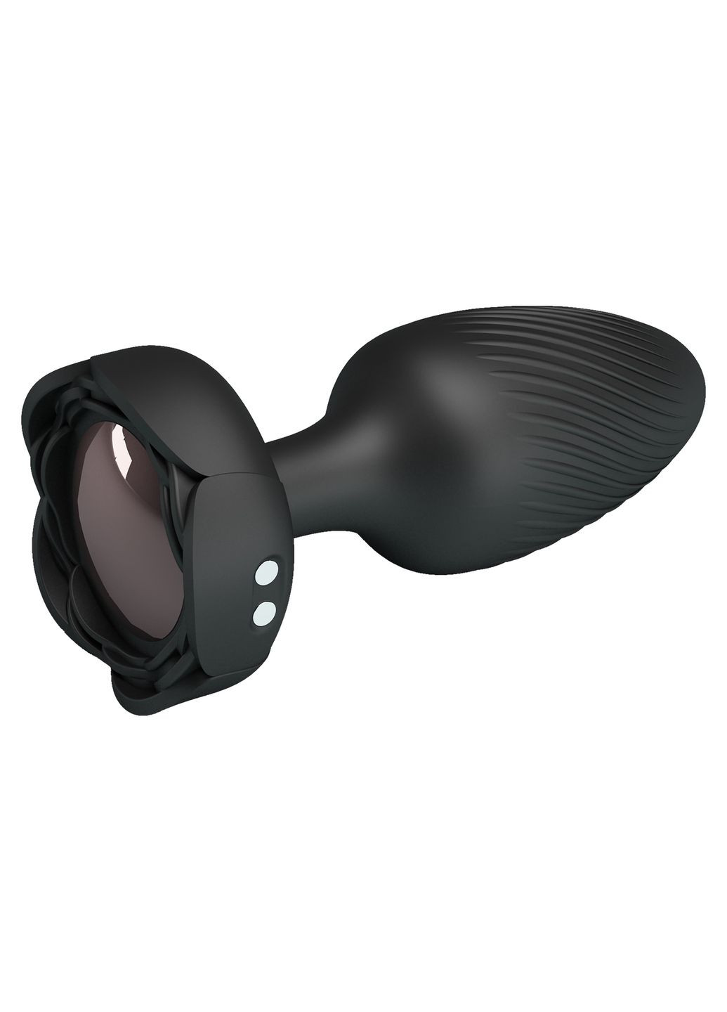 Анальний вібратор Varian з мерехтливим підсвічуванням, чорний, 10.8 х 3.8 см Pretty Love (361669981)