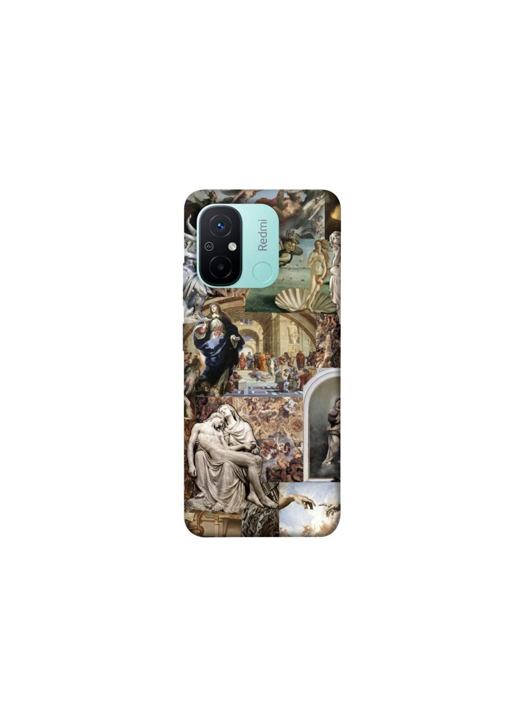 Чехол на Xiaomi Redmi 12C / Poco C55 Art collage ver.10 Frontalka (375691226)
