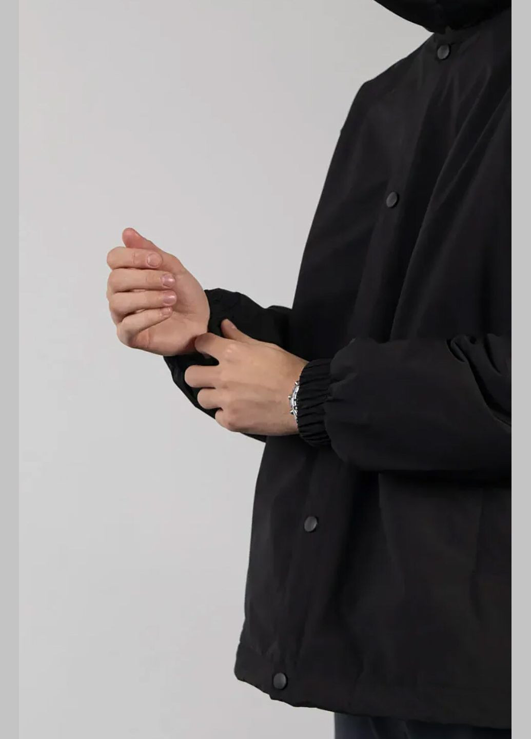 Черная демисезонная ветровка Reload