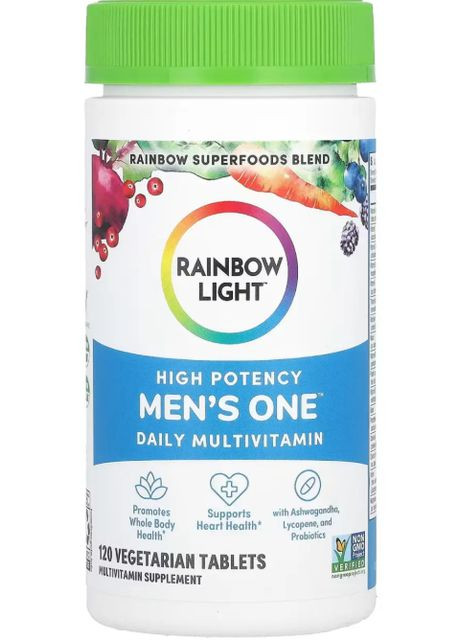 Мультивитамины для мужчин Men's Multivitaminодна 120 таб Rainbow Light (359473766)