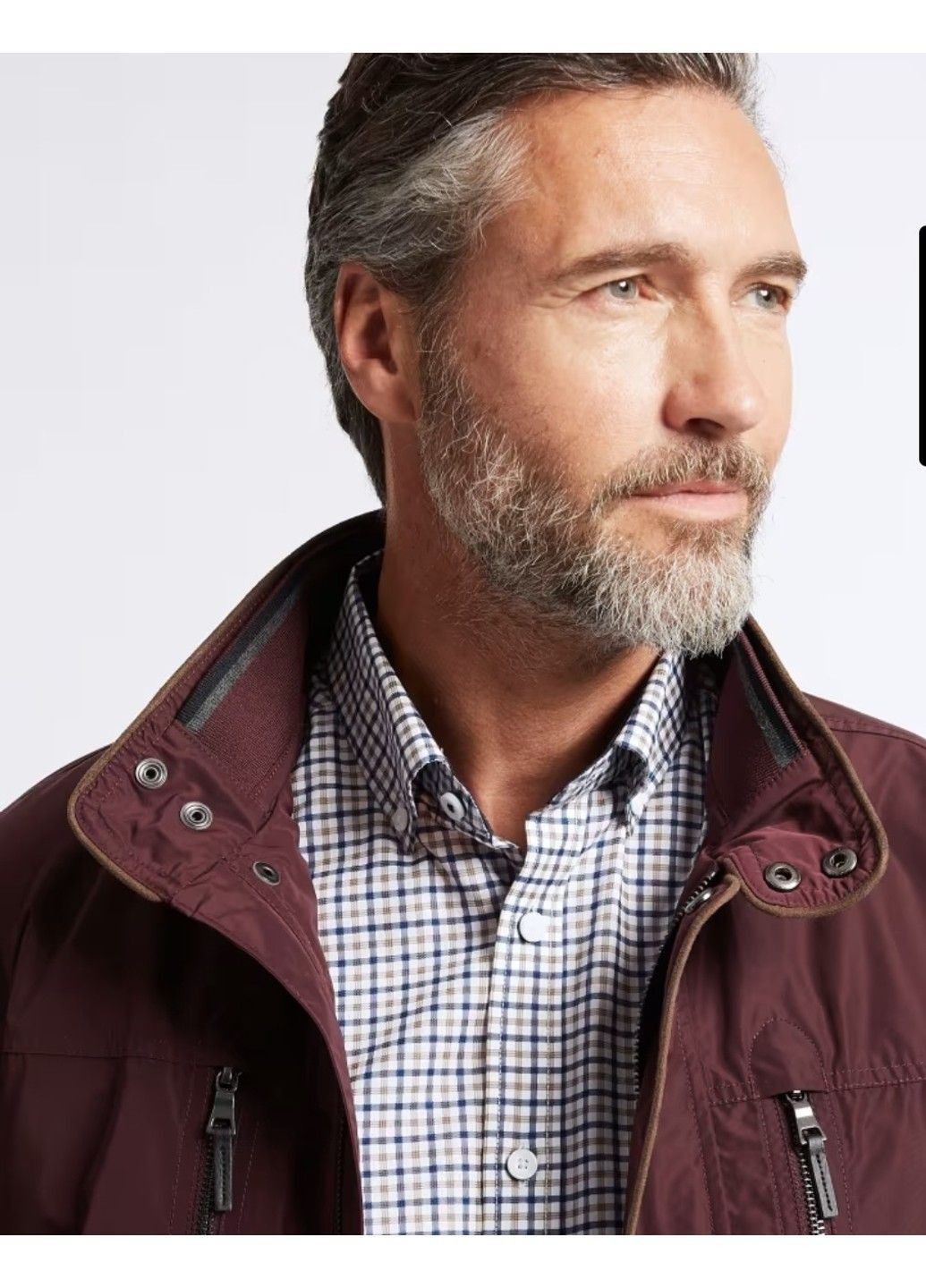 Червона демісезонна чоловіча куртка-бомбер м&s (57768) l червона M&S