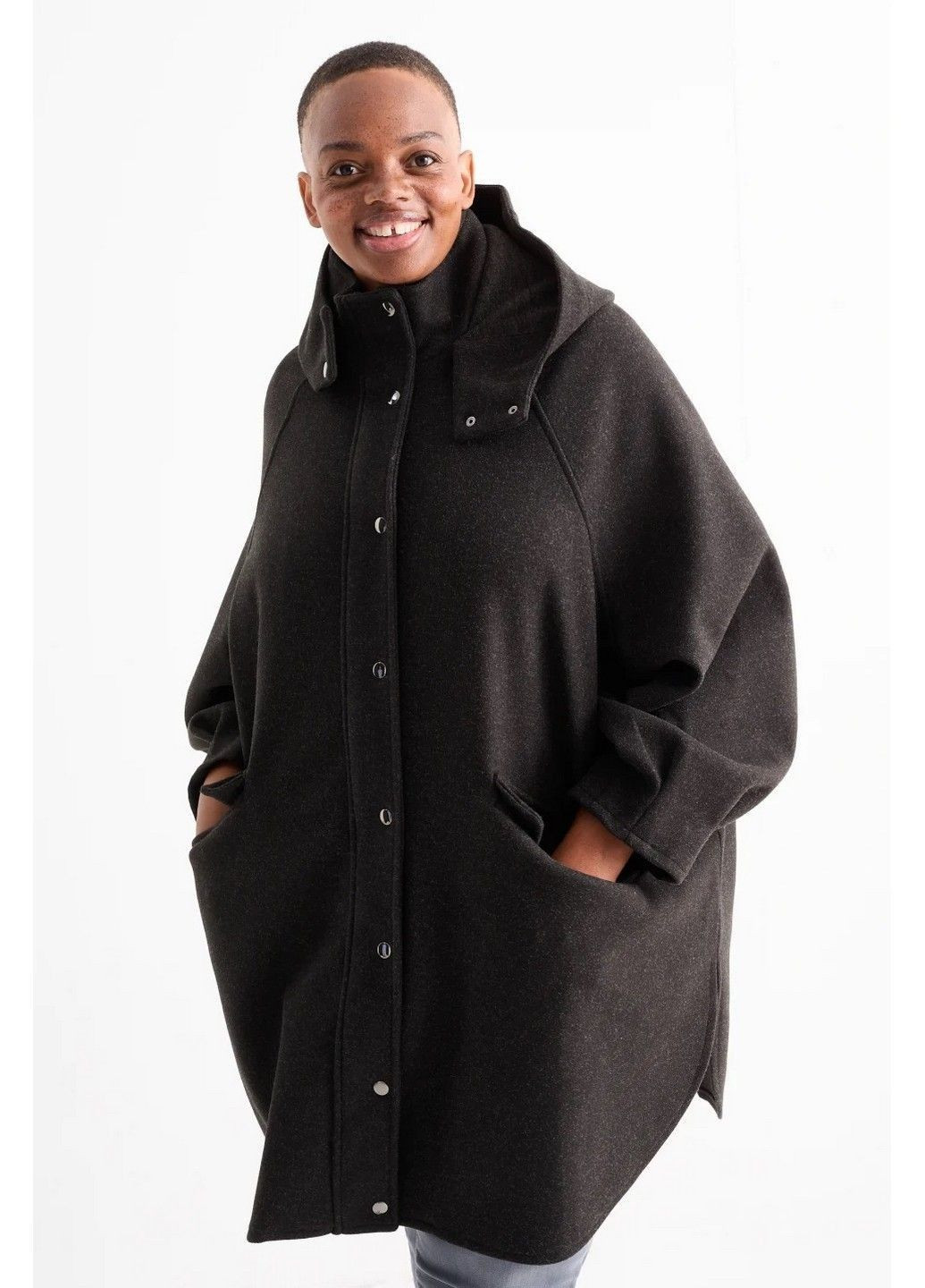 Темно-серое демисезонное Пальто C&A