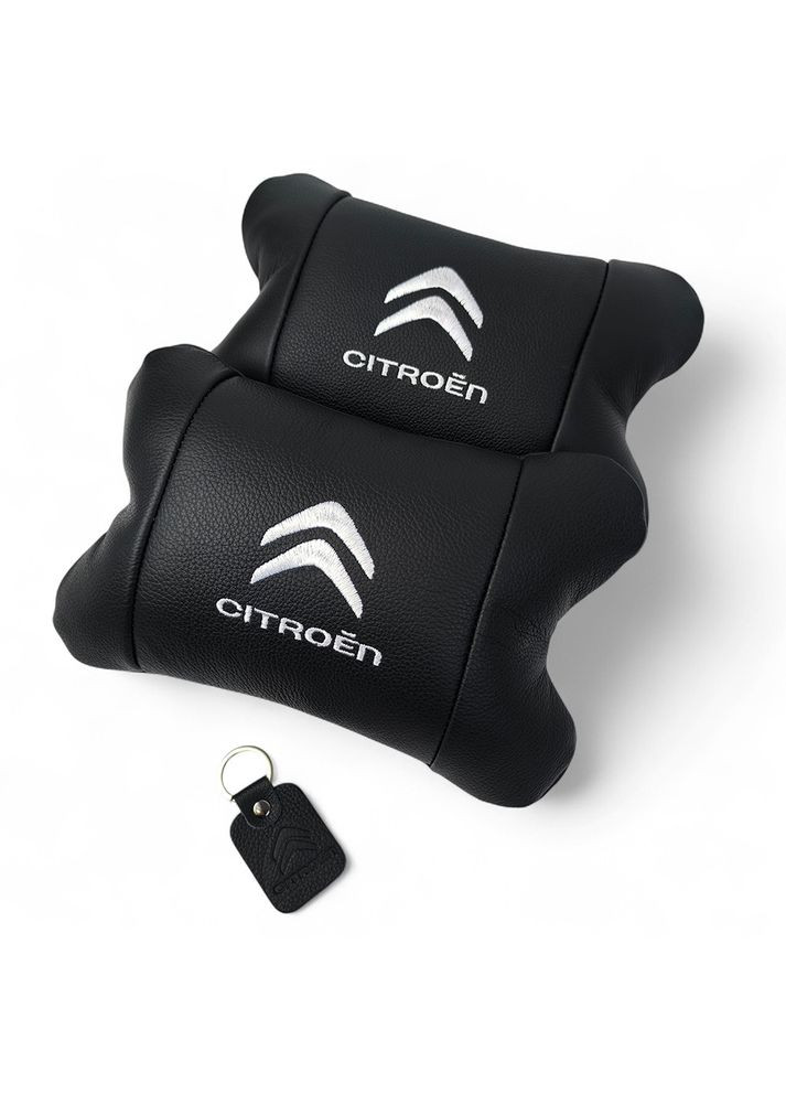 Подарок в машину мужчине Citroën, Шейная подушка для удобства в автомобиле, EK-400 Подарок водителю Citroen (366238647)