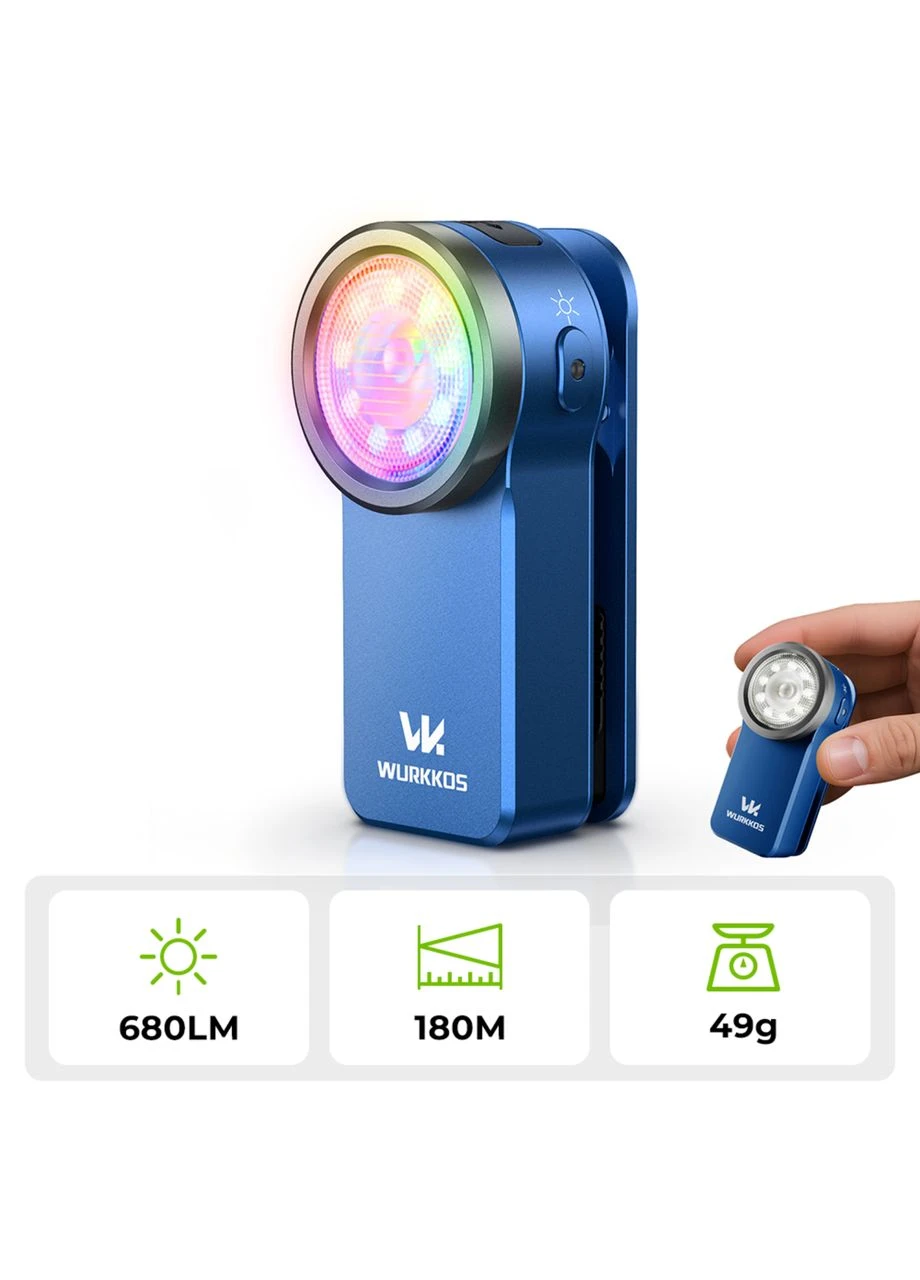 Компактний ліхтарик HD03 680LM Blue Wurkkos (377729454)