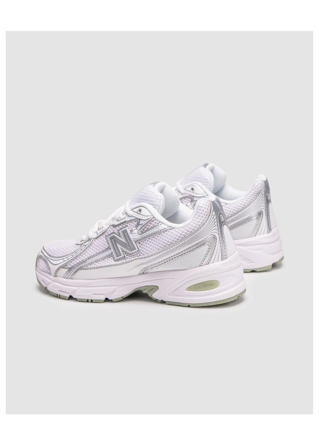 Світло-сірі всесезонні кросівки чоловічі new balance No Brand 740 White