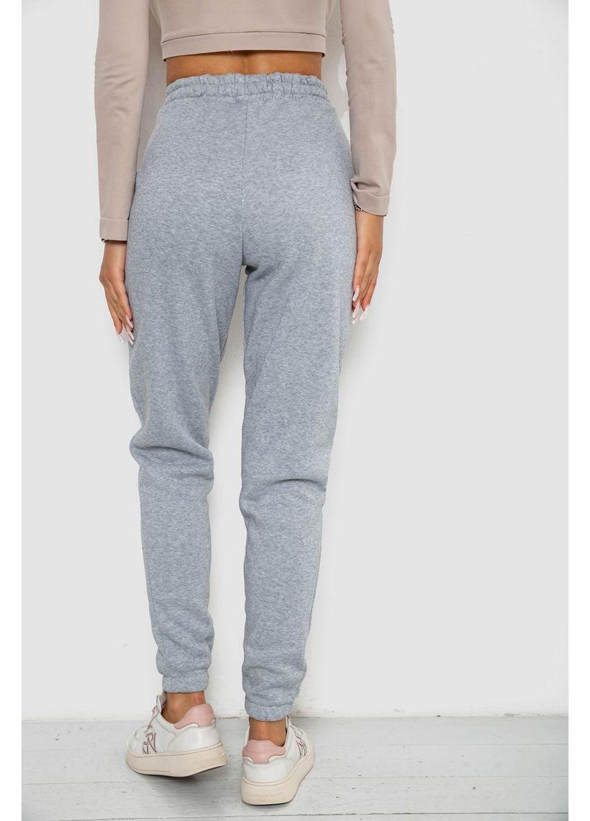 Спортивні штани жіночі на флісі, колір сірий, 238R58671-1 Ager (357204493)