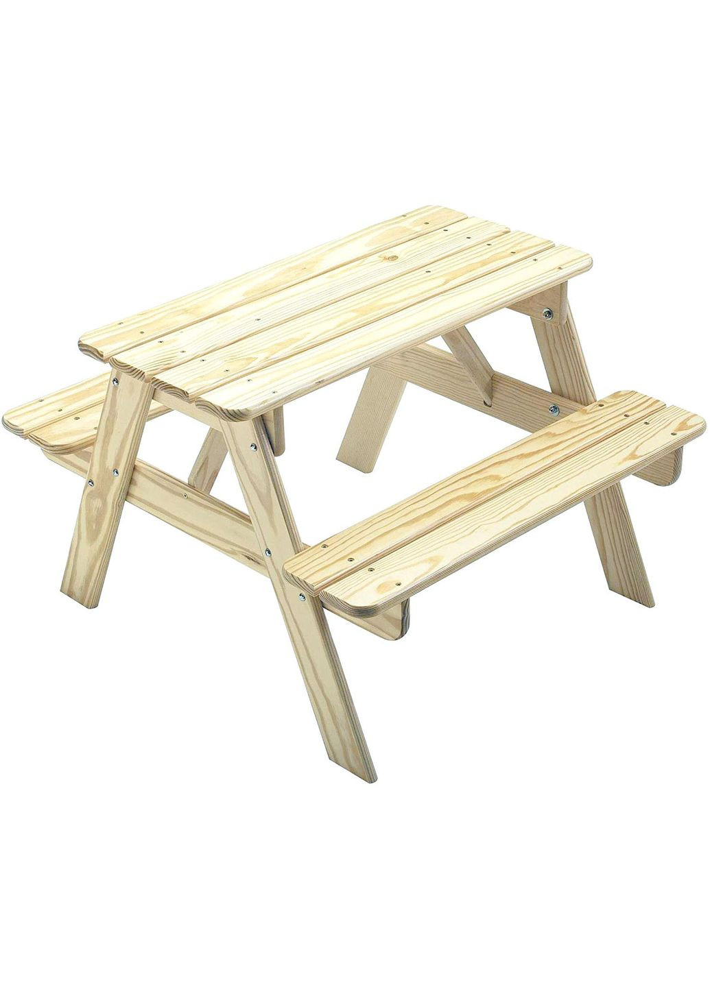 Детский садовый столик из дерева Магамо бланже (СДД-001301) No Brand (328960203)