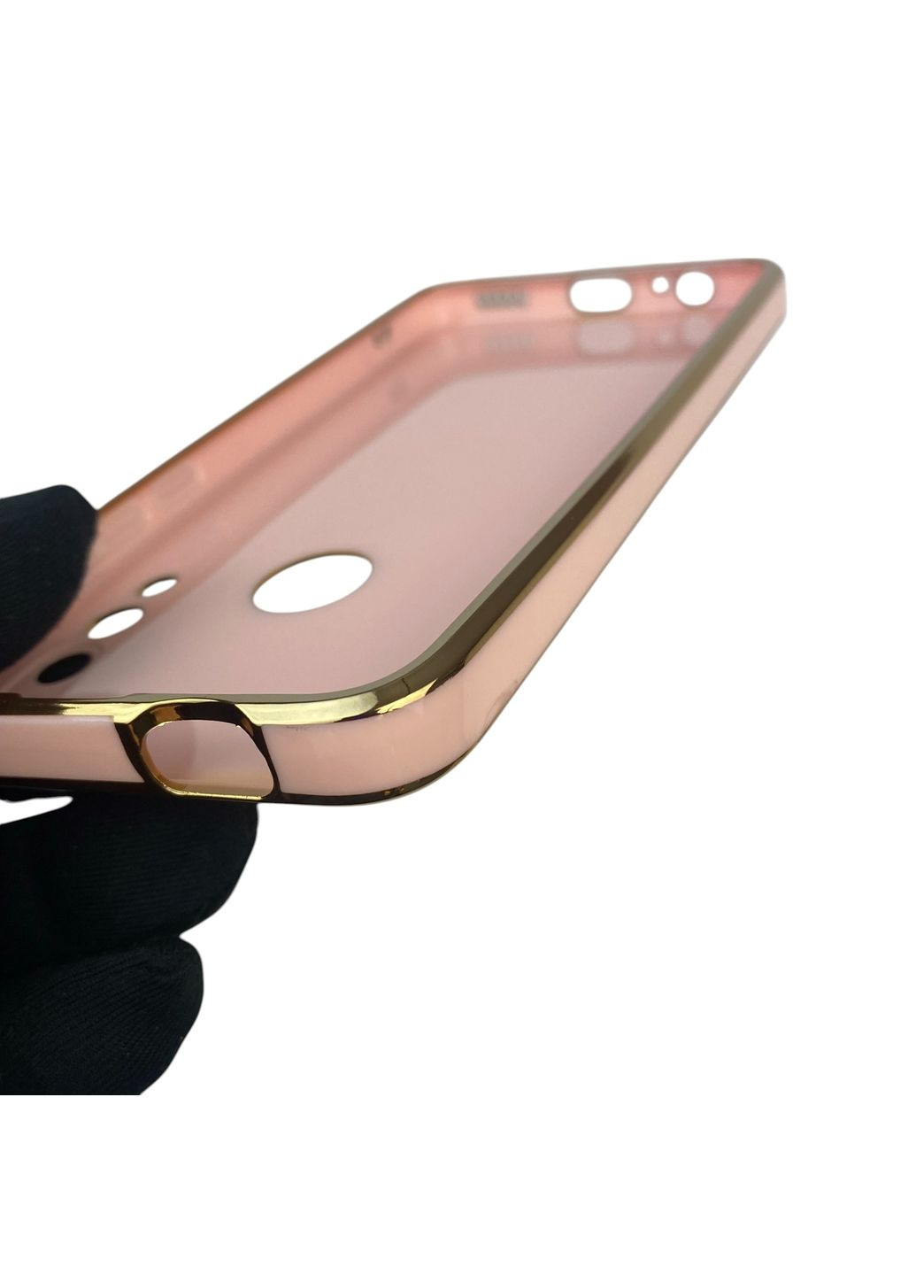 Чехол для P Smart Z с защитой камеры с золотой окантовкой на хуавей п смарт з пудровый gs1 Huawei (366234773)