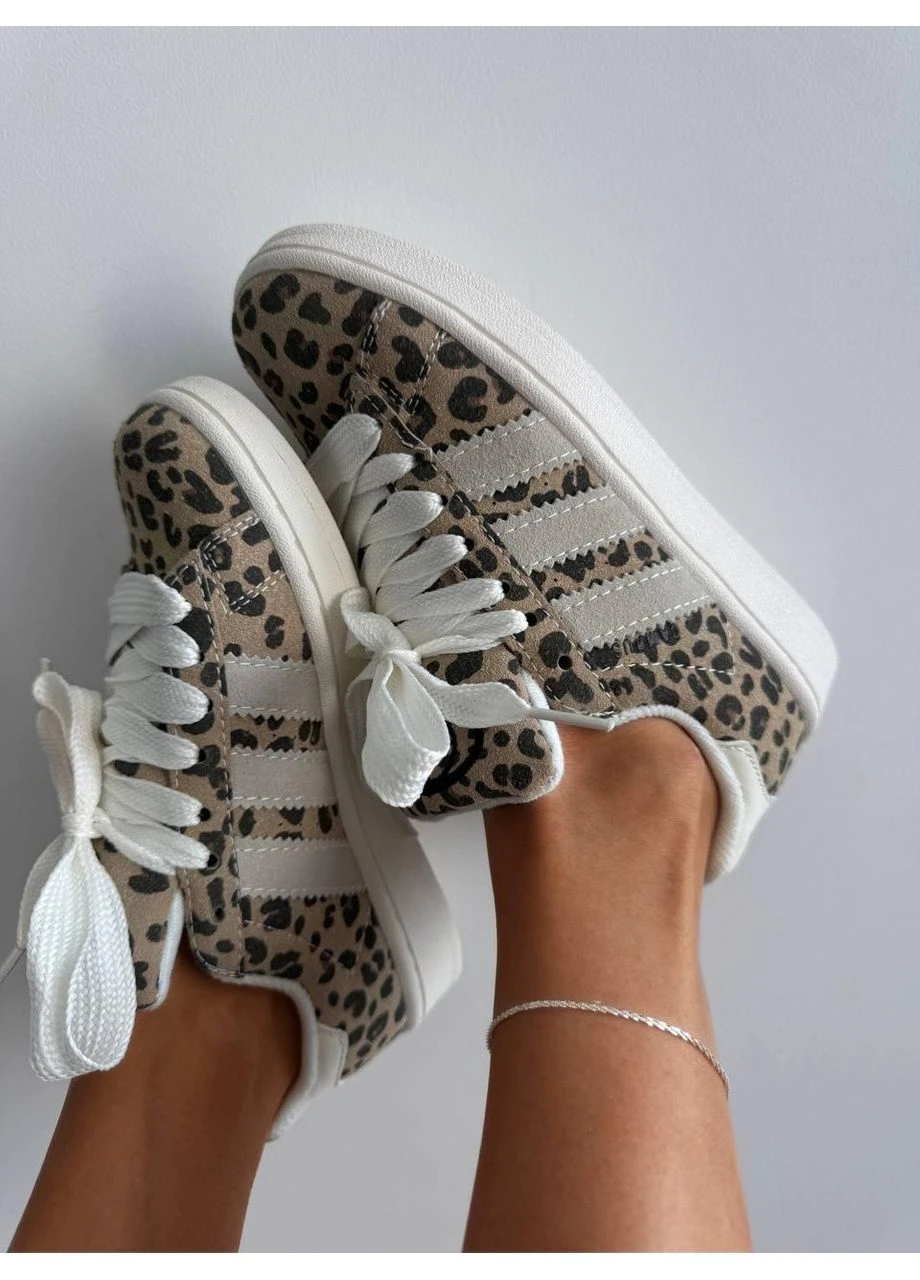 КРОСІВКИ ЖІНОЧІ ADIDAS CAMPUS LEOPARD АДІДАС КАМПУС No Brand комбіновані демісезони (390649996)