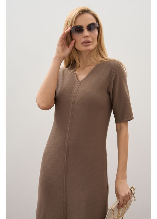 Кавова сукня 2854 капучіно Triko Bakh