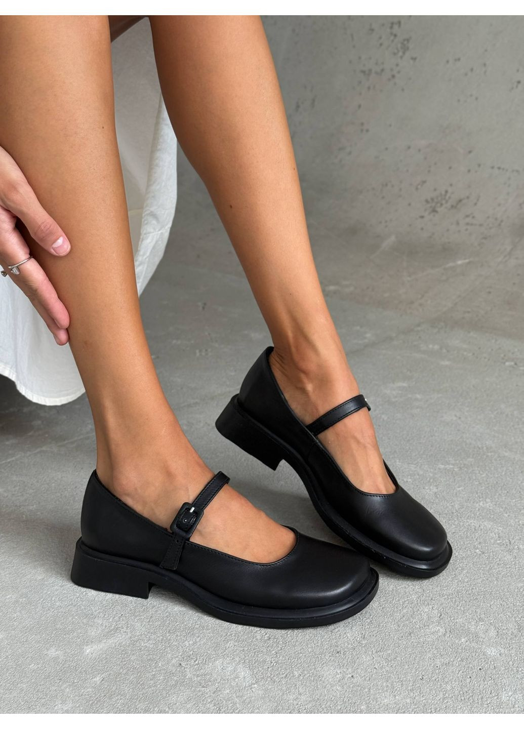 No Brand Туфли с анатомическим носиком черный з, — (358204544)