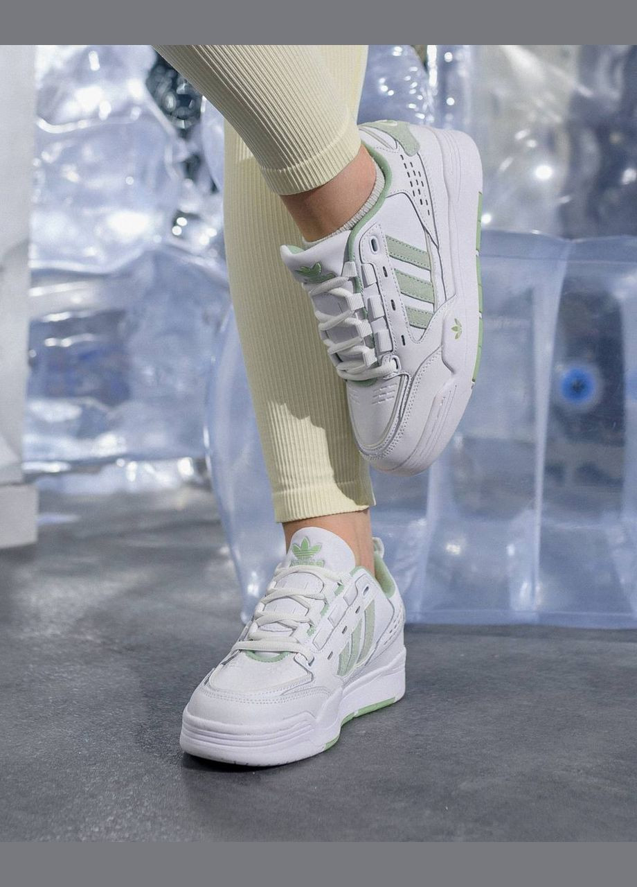 Белые демисезонные кроссовки женские, вьетнам adidas Originals ADI2000 White Mint
