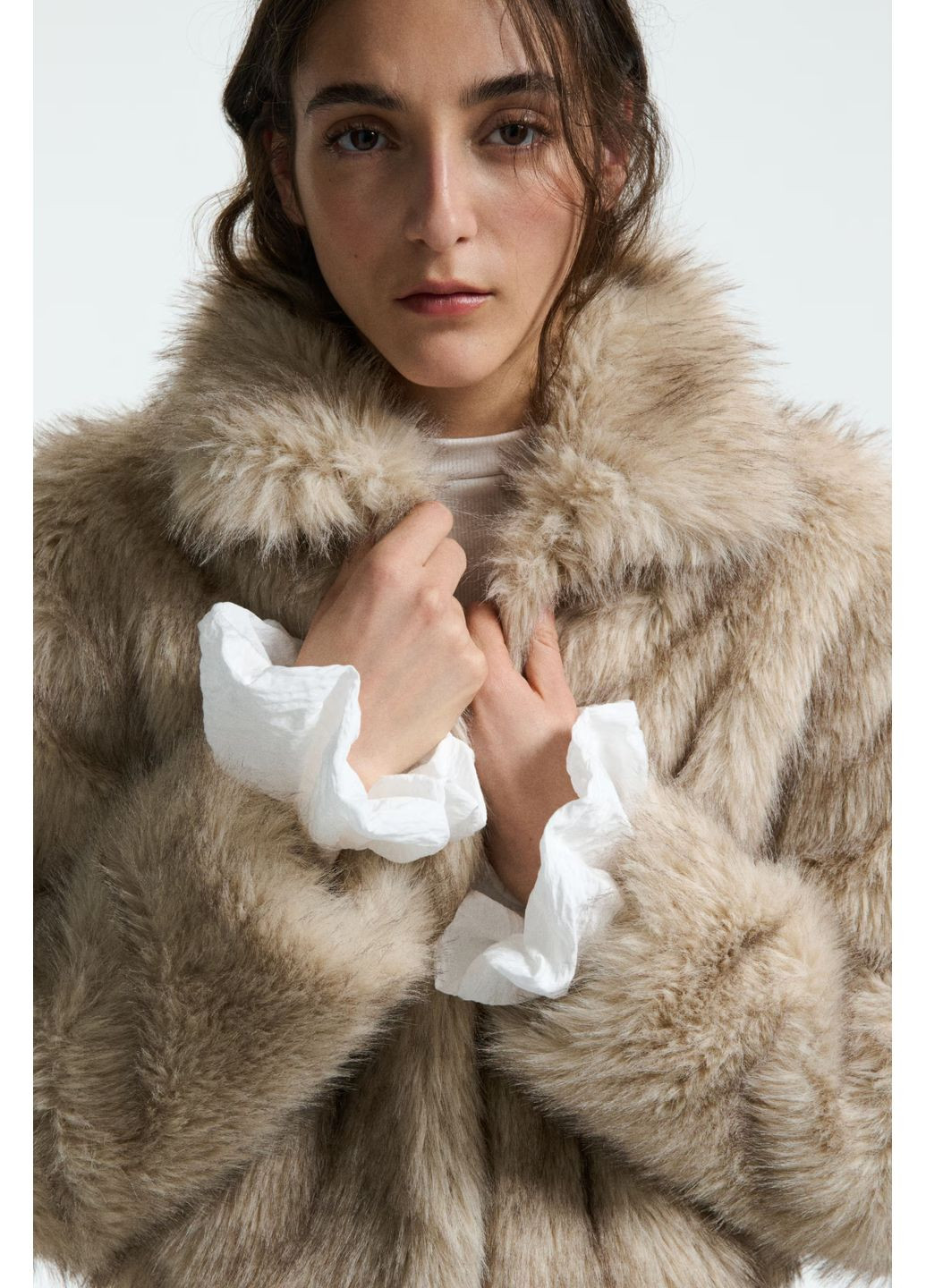 Шуба с эко меха H&M (366282968)