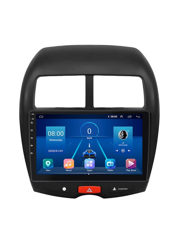 Штатная магнитола для Mitsubishi Outlander Sport I Рестайлинг 2012-2016г 10" 4/64Gb 4G Wi-Fi GPS Top 4шт Lesko (336194491)