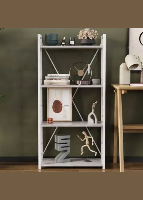 Етажерка 4/60 Серії Коннект 120x60x28 білий ДСП 16мм (FRD-105528) Ferrum-decor (351359050)