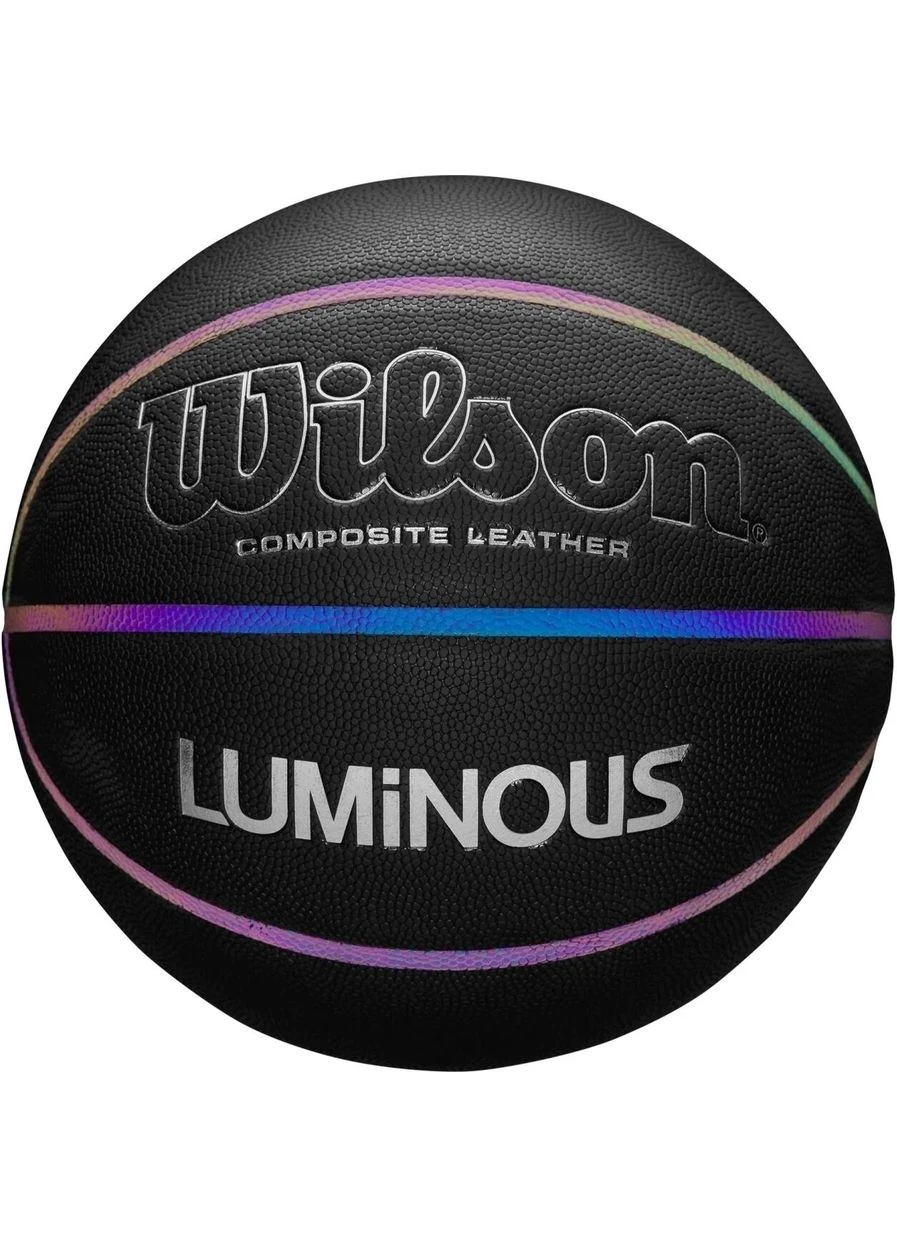 Баскетбольный мяч черный Размер 7 WTB2027XB07 Wilson LUMINOUS IRIDESCENT (397405472)
