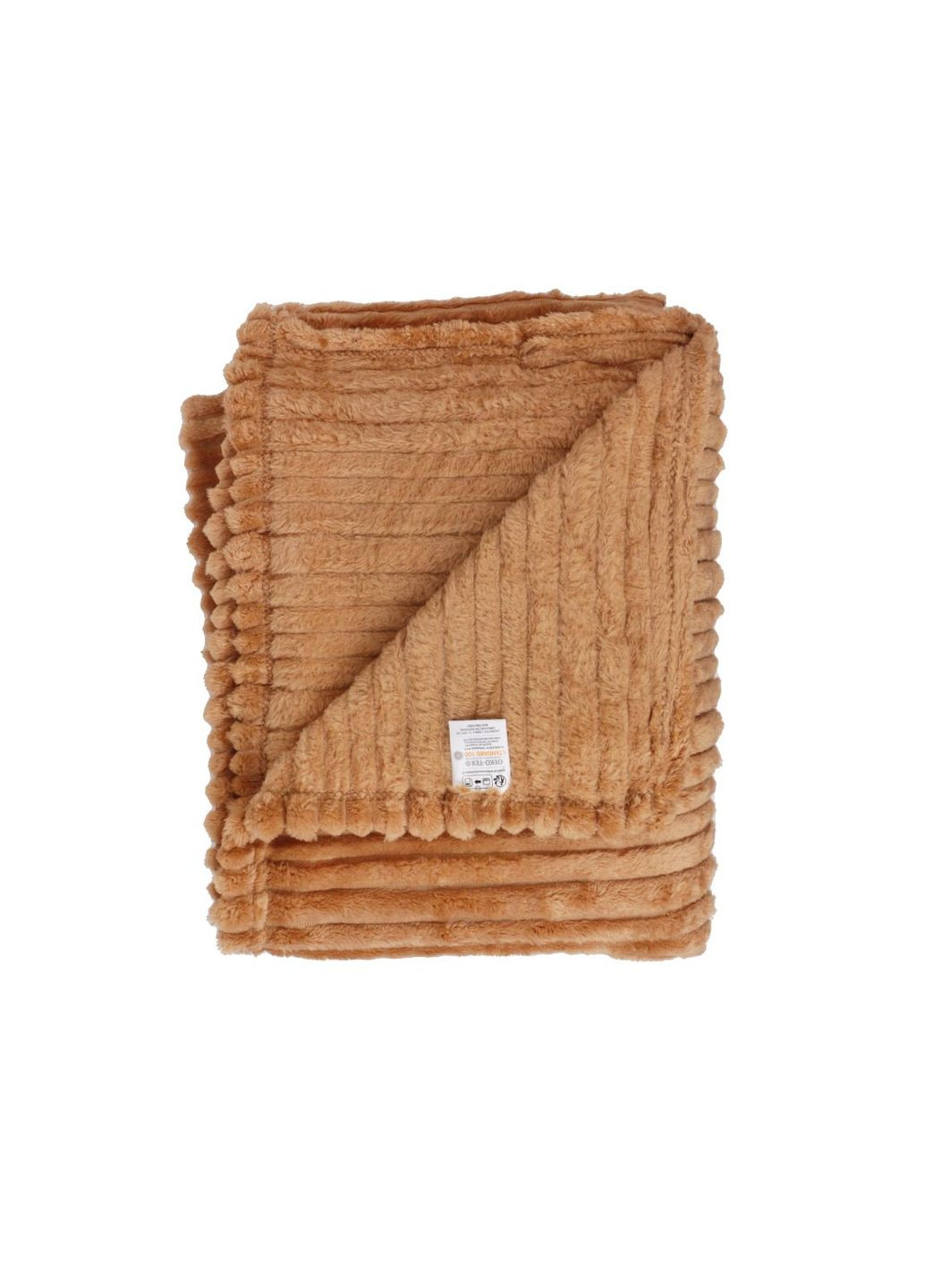 Плед-покривало в смужку 130х160 см світло коричневий Lidl (336214441)