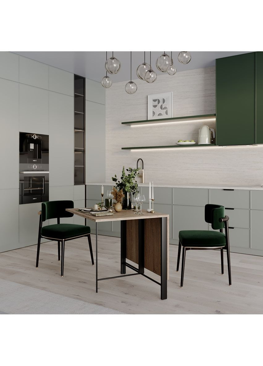 Стол-трансформер Voody 1380x900x760 Дуб сонома/Чёрные ноги (TB26130000030) Art In Head (337309075)