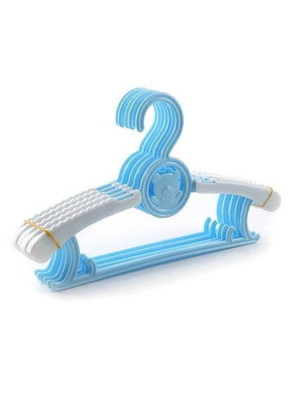 Набор детских тремпелей Мишутки Голубой 5 шт No Brand (368565819)