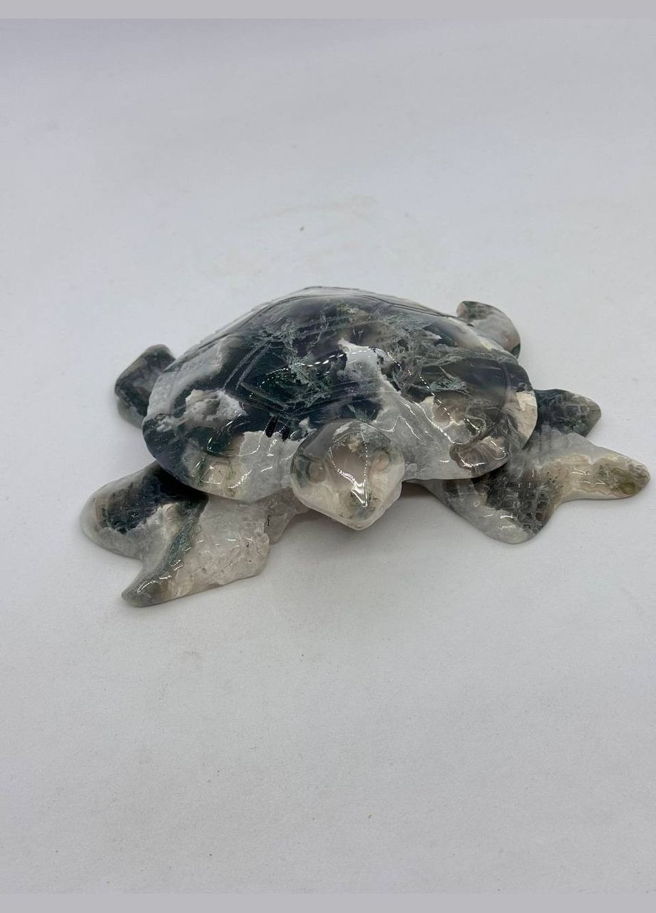 Черепаха мохровый агат 160*120*30 мм Разноцветный No Brand (331610919)