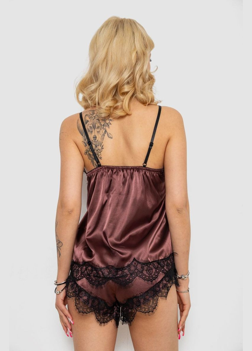 Коричнева піжама жіноча Ager 238R57408