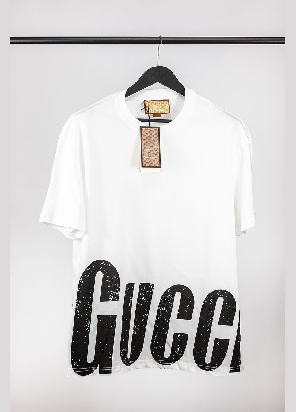 Белая футболка x balenciaga s0177 Gucci -shi-7753