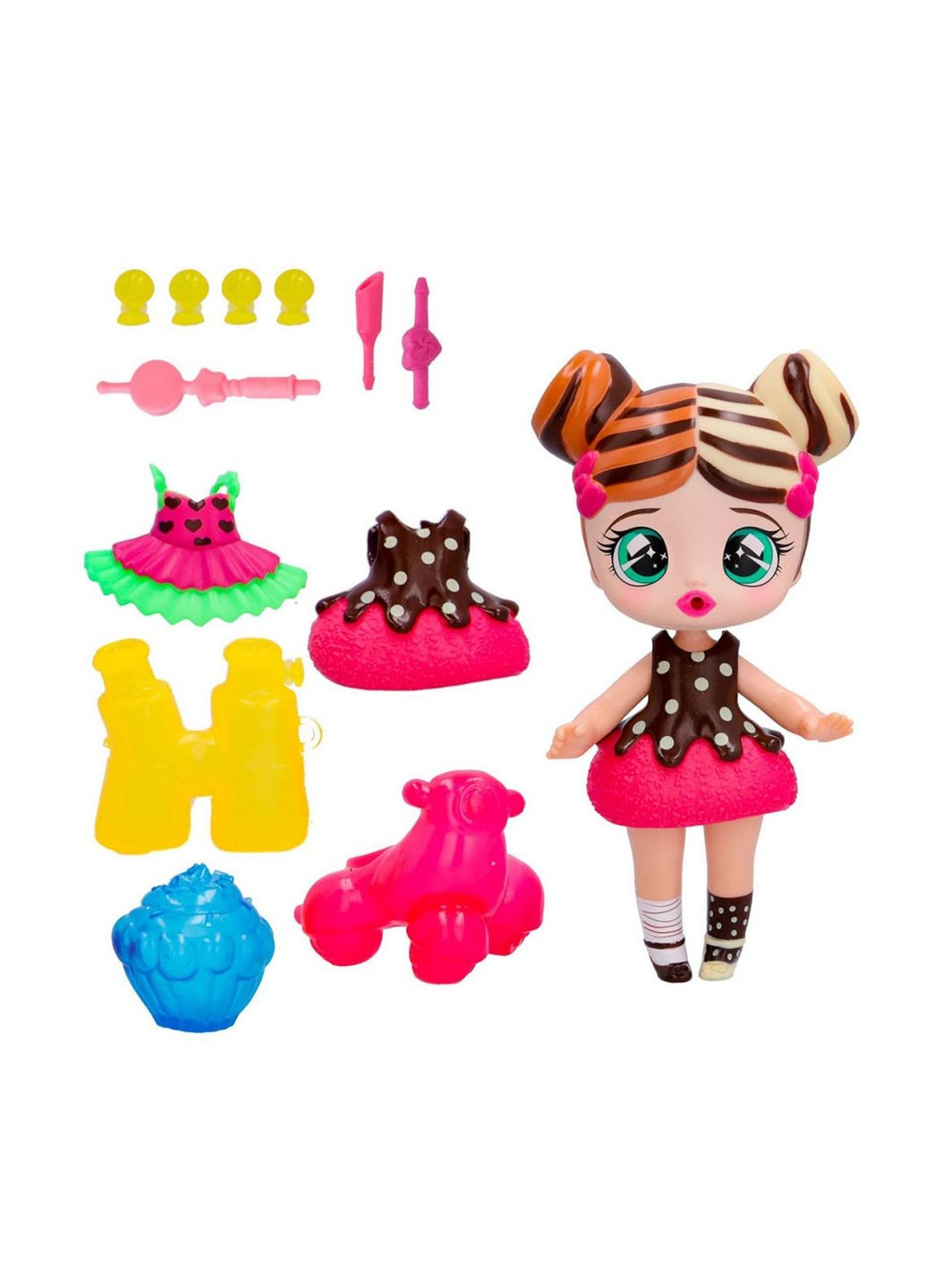 Игровой набор с куклой Малышка Баби Эффи в ассортименте 28х18х7,5 см Bubiloons (289462358)