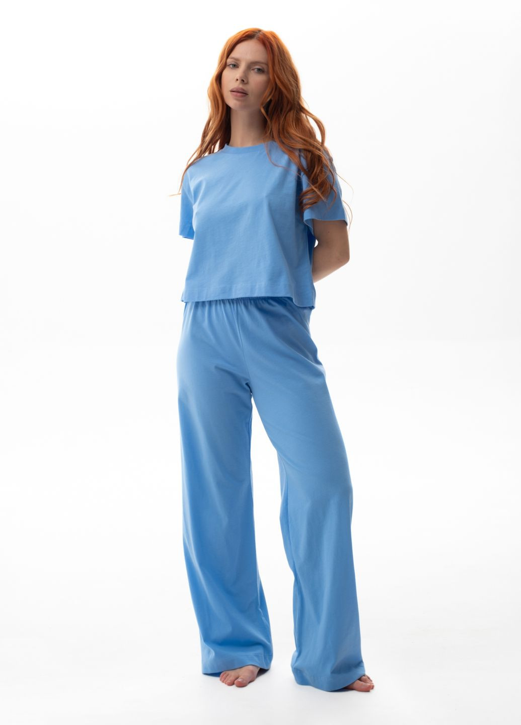 Голубая женская пижама 103682 Power