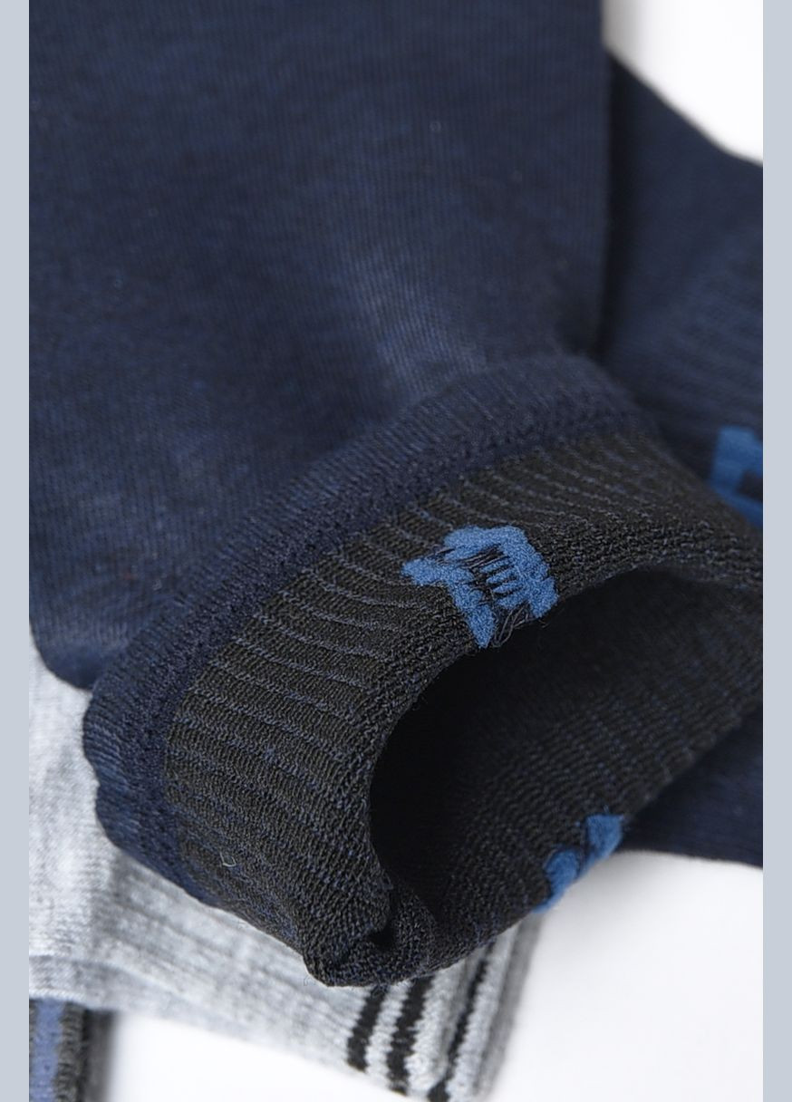 Комбіновані набір шкарпеток спортивних 3 штуки Let's Shop однотонні (297128458)